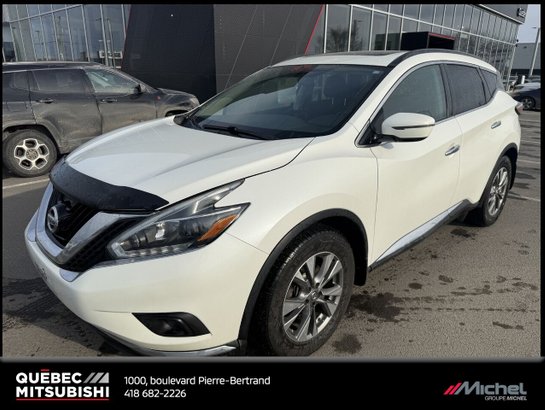 2018 Nissan Murano SV Awd, Toit pano, Volant chauffant White