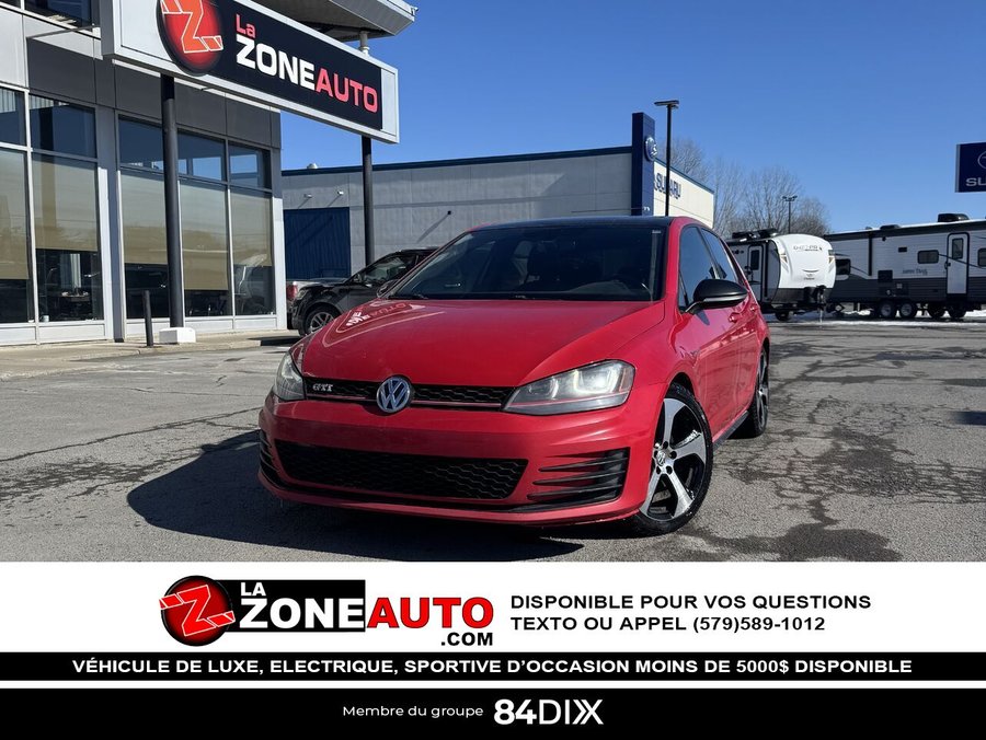 Volkswagen Golf GTI 2017 2017 Rouge