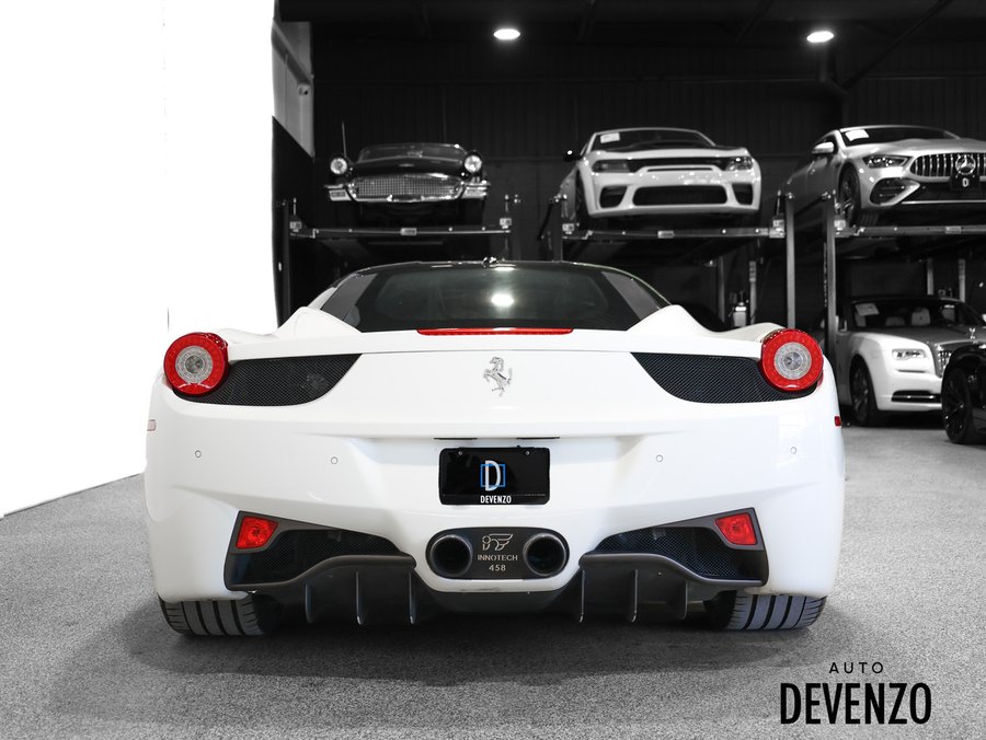 Ferrari 458 Italia Coupe V8 562HP IPE Exhaust 2011 2011 Blanc