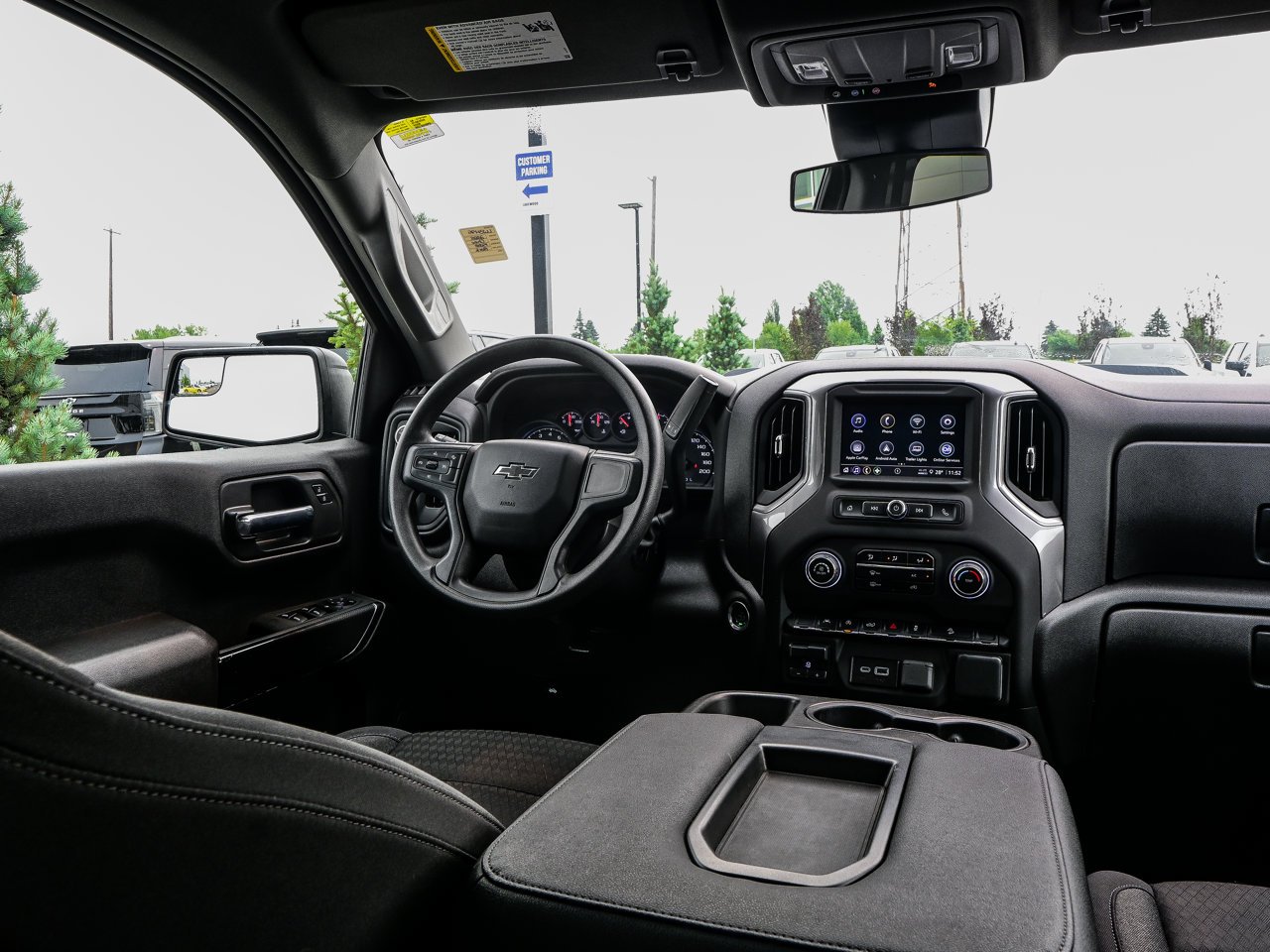 2025 Chevrolet Silverado 1500 4WD Crew Cab 147 Custom Trail Boss Black Sherwood Park - photo #29