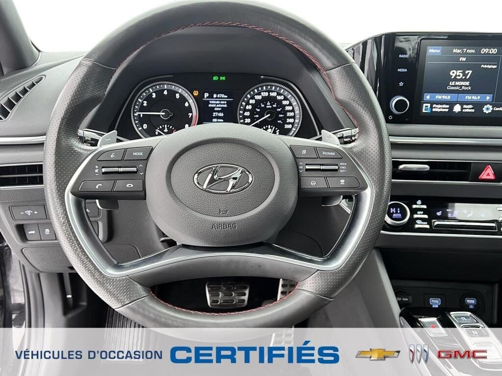 Hyundai Sonata NIV 5NPEJ4J20MH089314 2021 Noir Baie-Comeau - photo #9