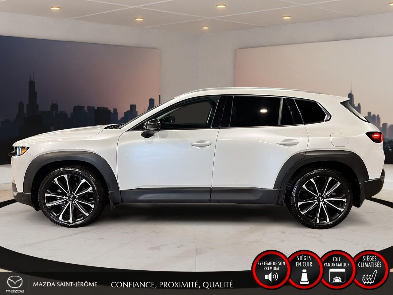 Mazda CX-50 GT avec moteur turbo | TOIT PANO | TOWING PACK | CUIR | AWD | 2023 Blanc Saint-Jérôme - photo #9