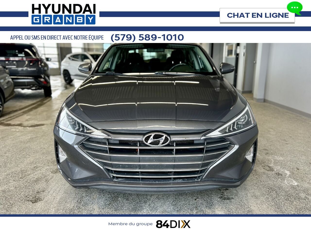 Hyundai Elantra 2020 Gris Granby - photo #2