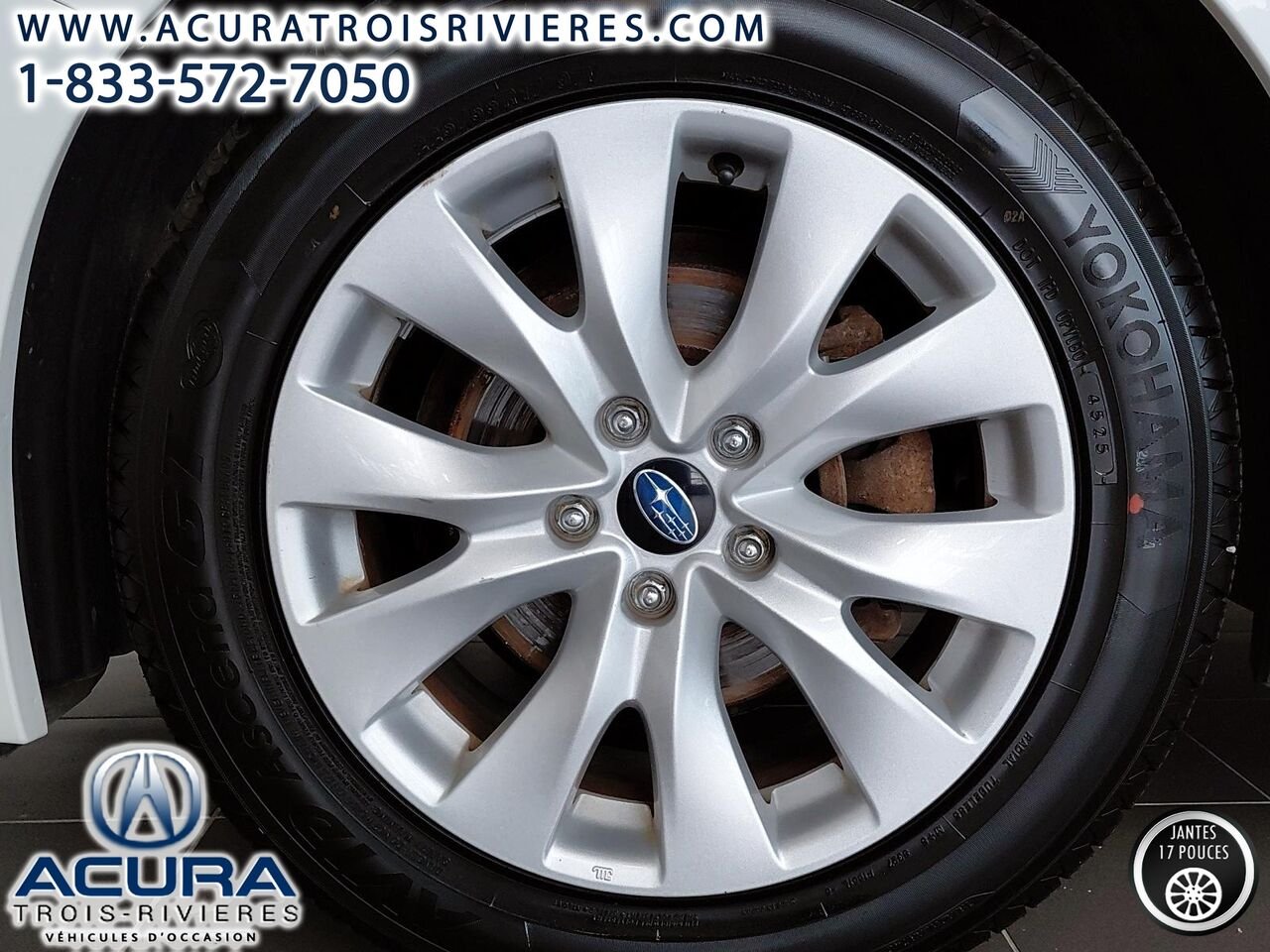 Subaru LEGACY SYMMETRICAL AWD 2017 Blanc Trois-Rivières - photo #10