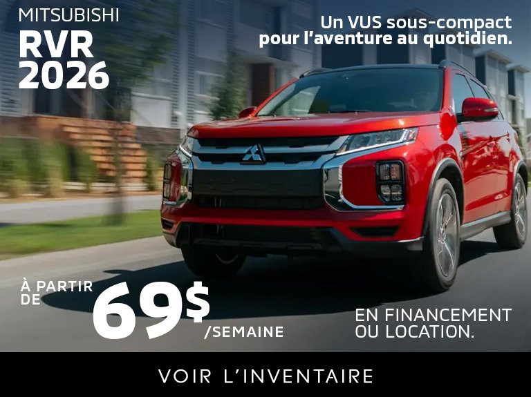 Rouyn noranda mitsubishi accueil RVR mai