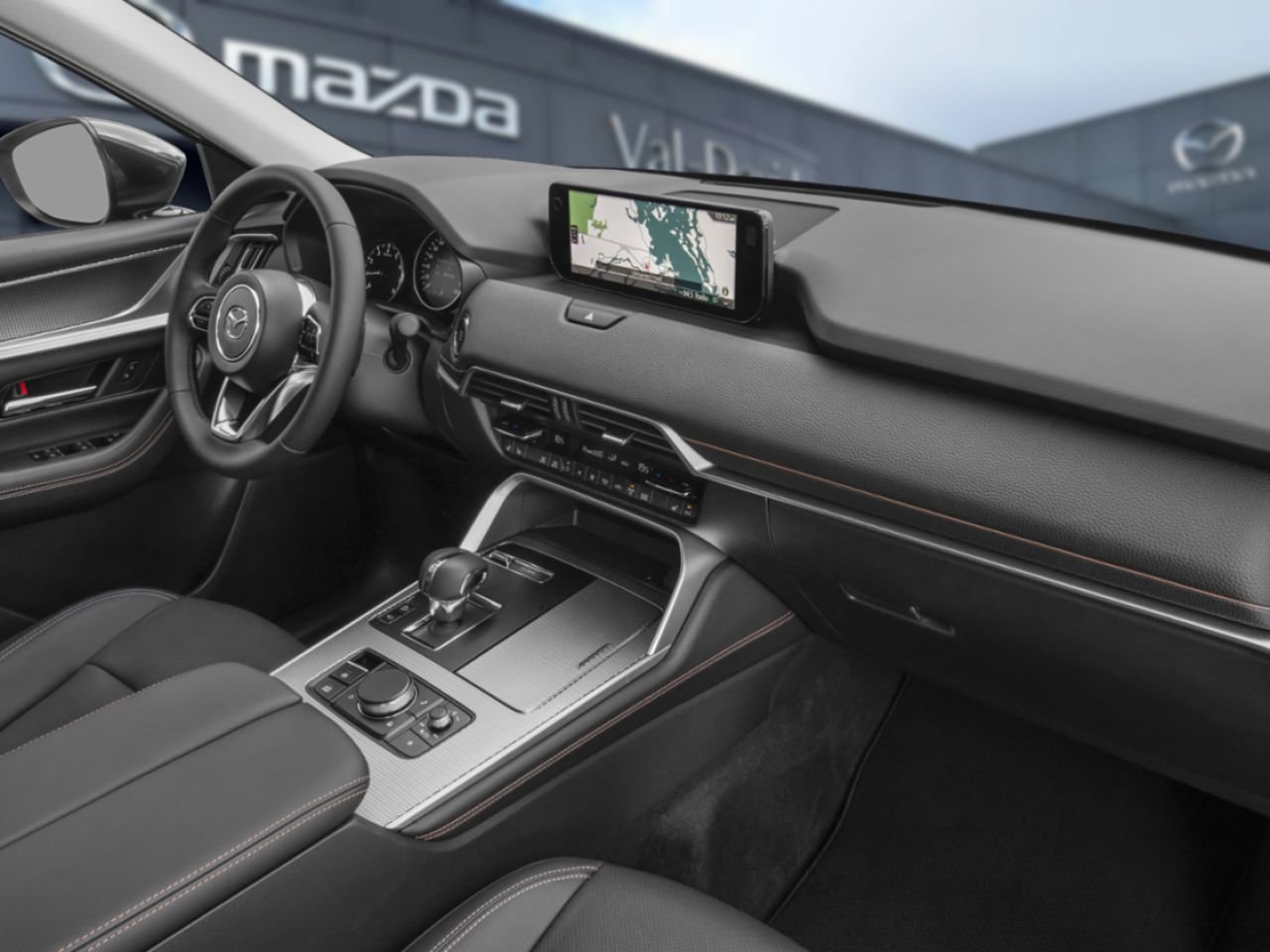 2026 Mazda CX-90 hybride léger GT TI, 7 PASSAGERS, BANQUETTE, COMMANDE AU VOLANT Blue Val-David - photo #12
