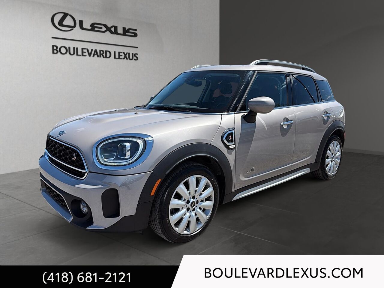 Brown (Beige) 2022 MINI Countryman SUV / Crossover All-Wheel Drive Automatic