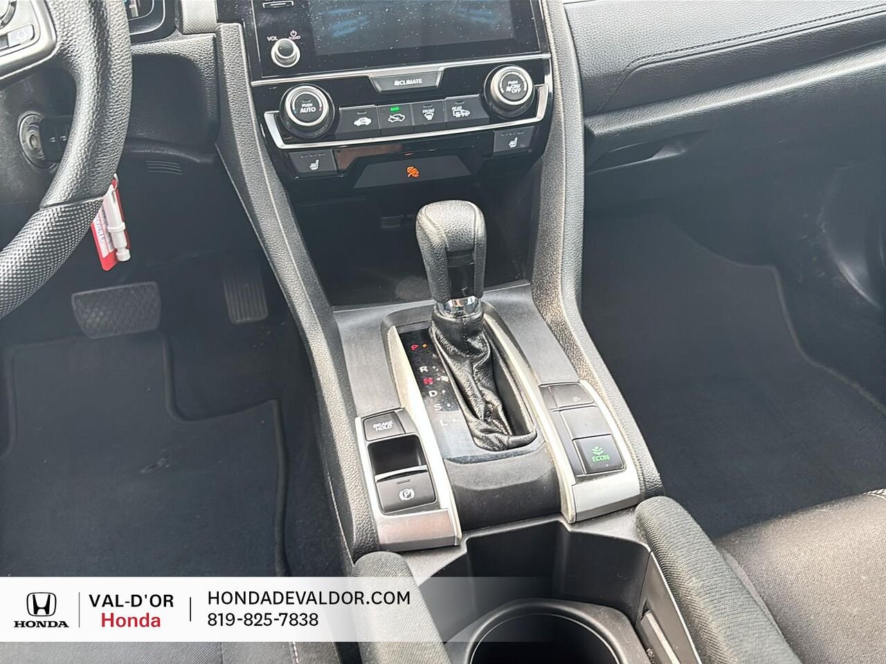 Honda Civic Berline LX CVT 2019 Noir Val-d'Or - photo #9