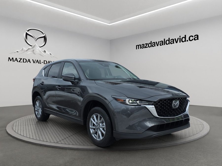 2025 Mazda CX-5 Gs, awd, sièges, volant et rétroviseurs chauffants, hayon électrique Polymetal Metallic