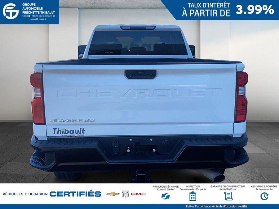 GMC SIERRA WT cabine multiplace 4RM 172 po 2024 Blanc