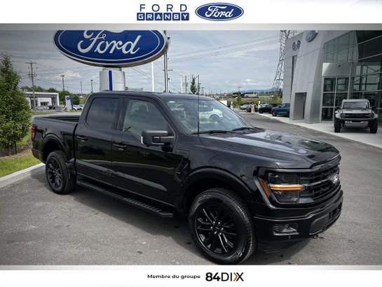 Ford F-150 XLT cabine SuperCrew 4RM caisse de 5,5 pi 2025 Noir