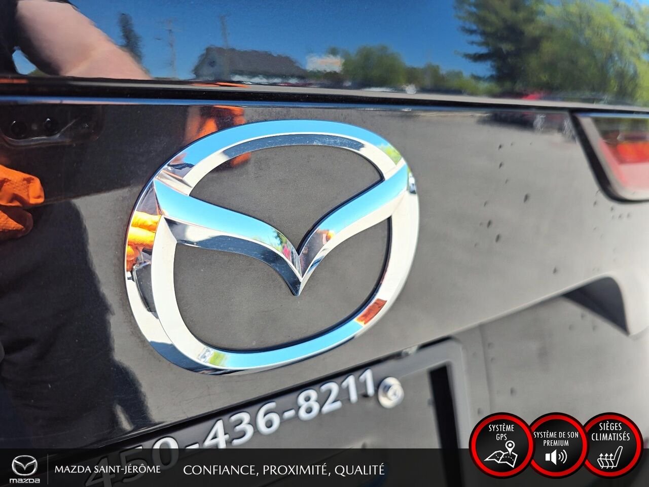 2024 Mazda CX-90 hybride rechargeable GT | TOIT OUVRANT | CUIR | AWD | Black Saint-Jérôme - photo #7