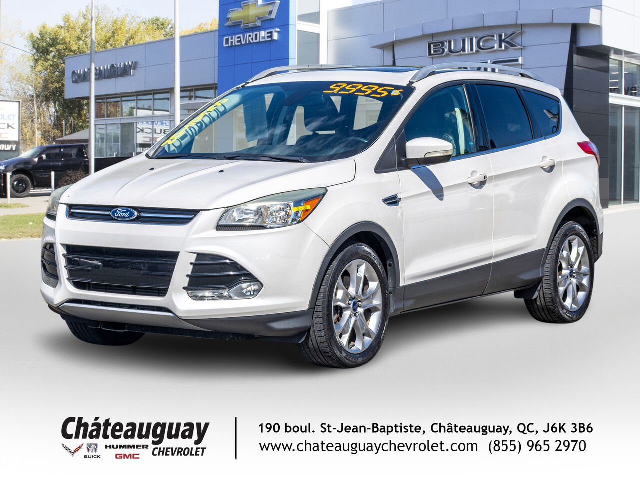 2014 Ford Escape 4 RM 4 portes Titanium White Châteauguay - photo #0