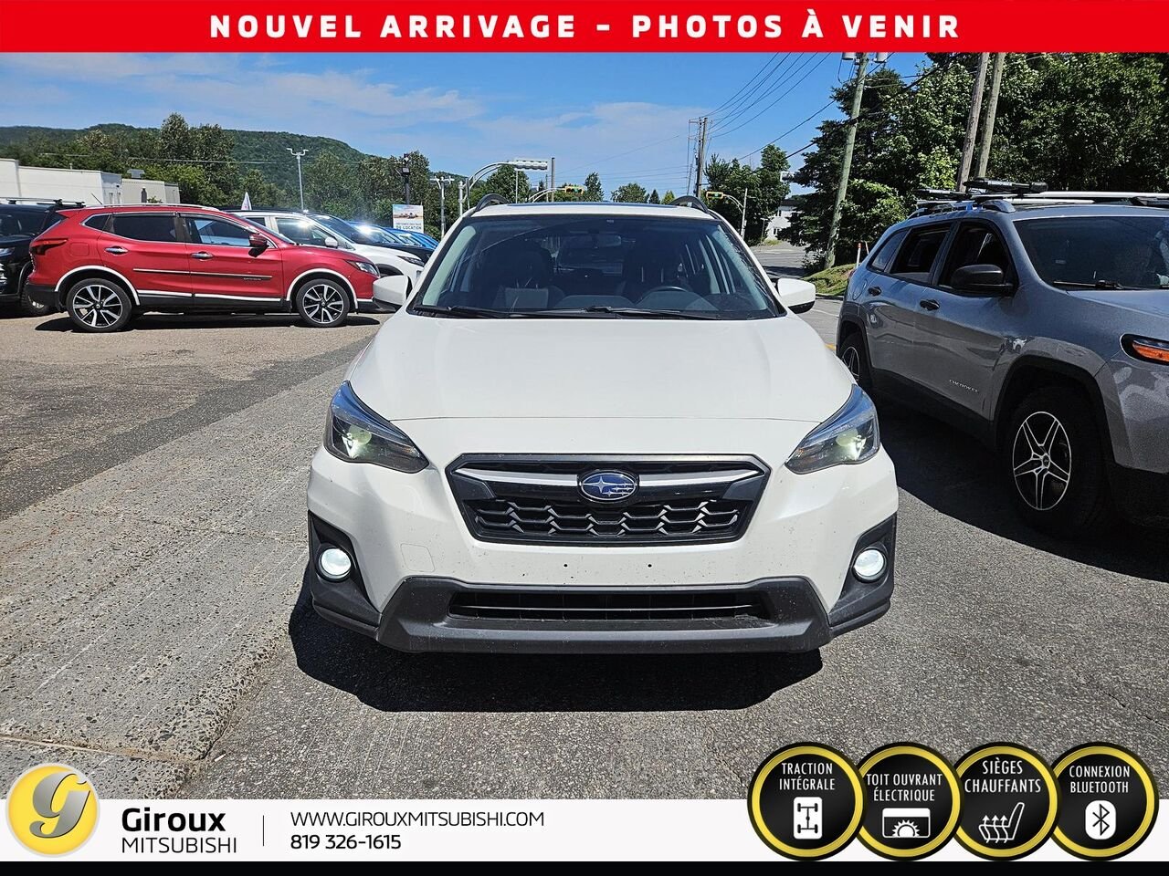 2019 Subaru Crosstrek White Sainte-Agathe-des-Monts - photo #1