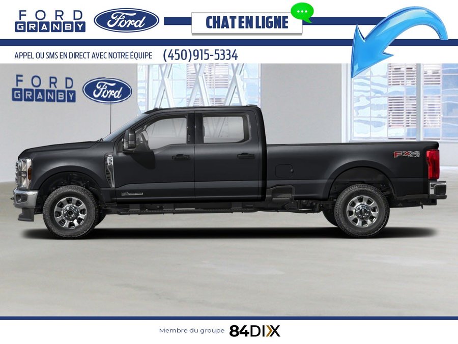 Ford Super Duty F-350 à roues arrière jumelées XLT cabine 6 places 4RM caisse de 8 pi 2026 Noir agate métallisé