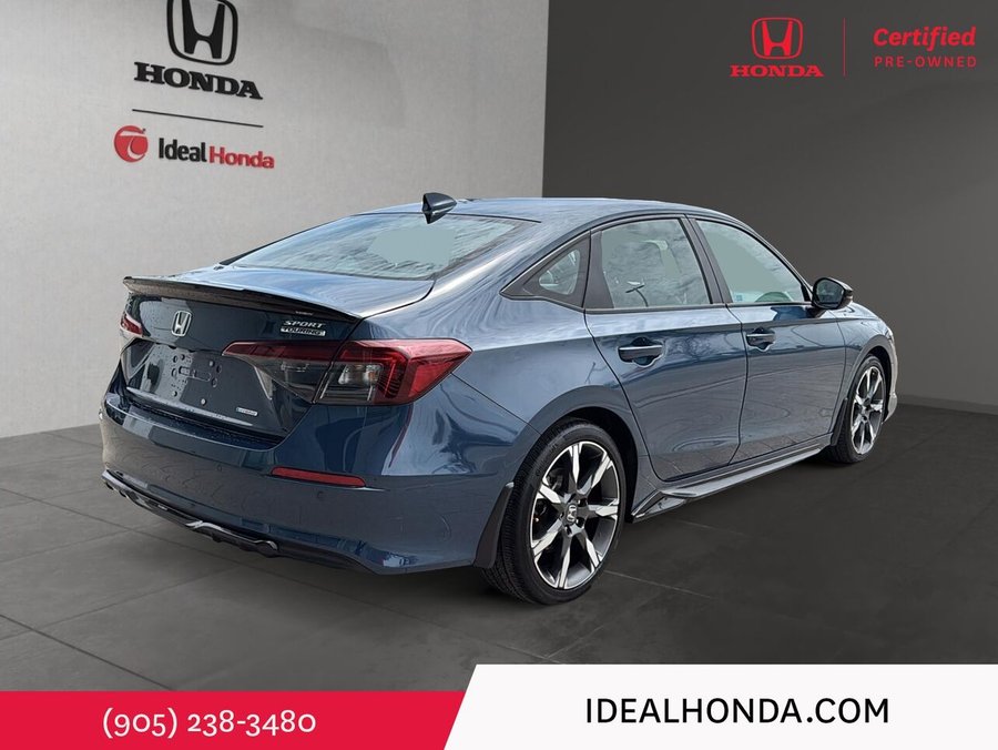 2025 Honda Civic Sedan Hybrid 2025 Blue