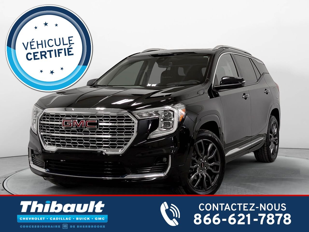 GMC Terrain DENALI AWD Toit Pano 11 859 KM Seulement!!! 2024 Noir Sherbrooke - photo #0