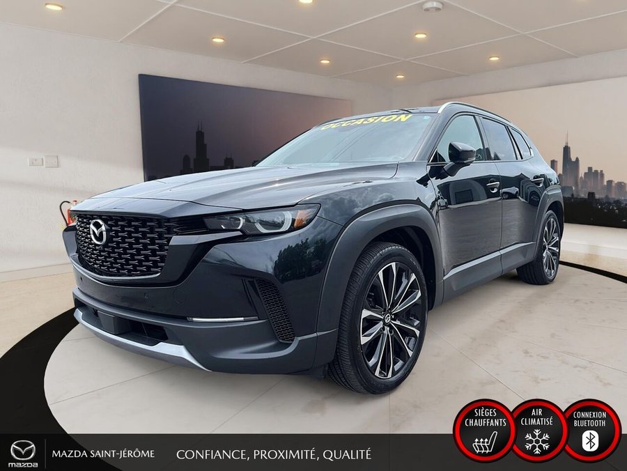Mazda CX-50 GT avec moteur turbo | TOIT PANORAMIQUE | CUIR | AWD | 2024 Noir
