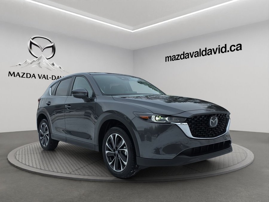 2025 Mazda CX-5 Gs, awd, Toit ouvrant, volant et rétroviseurs chauffants, hayon électrique Polymetal Metallic