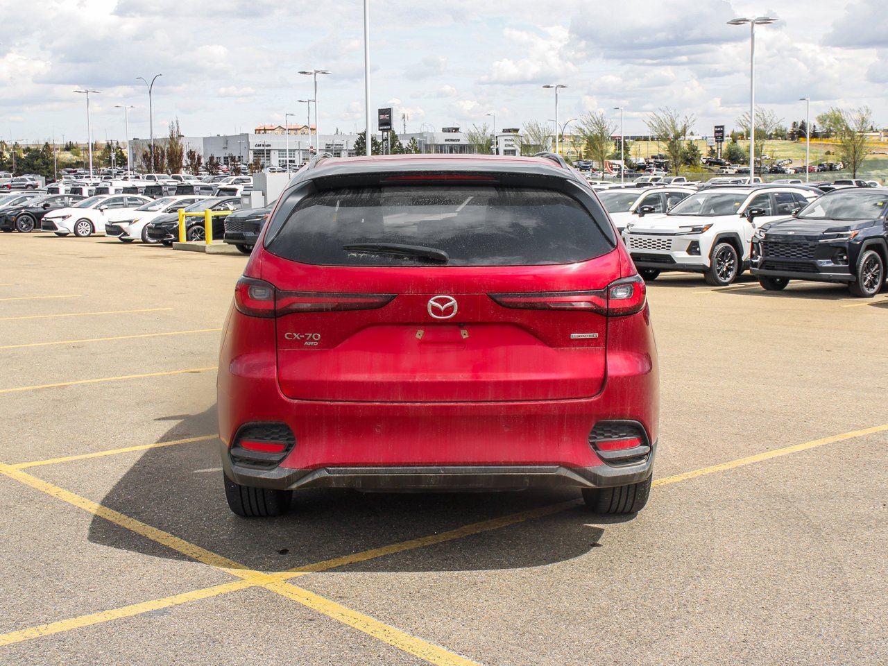 2025 Mazda CX-70 GS-L AWD Red Sherwood Park - photo #6