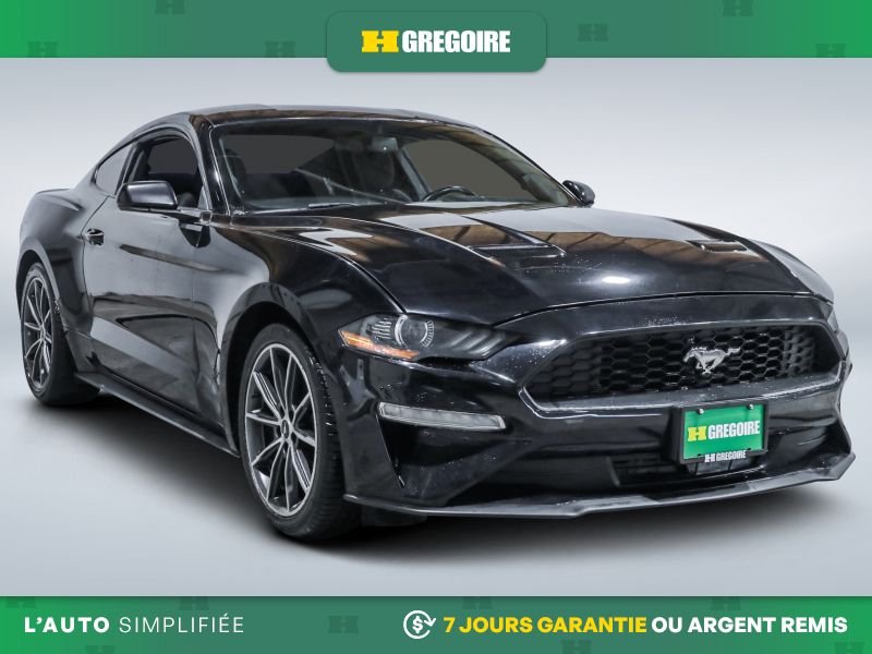 Ford Mustang 724509 | EcoBoost MAN AC GR ELEC MAGS CAM RECUL BLUETOOTH 2019 Noir Laval - photo #0