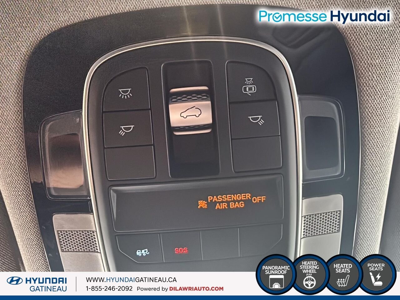 2022 Hyundai Santa Fe Hybrid White Gatineau - photo #17