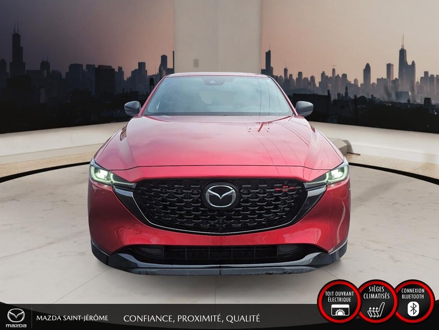 Mazda CX-5 Sport | CUIR | TOIT OUVRANT | AWD | 2023 Rouge