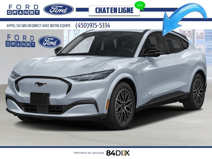 Ford Mustang Mach-E Haut de gamme TI 2026 Gris glacier métallisé trois couches