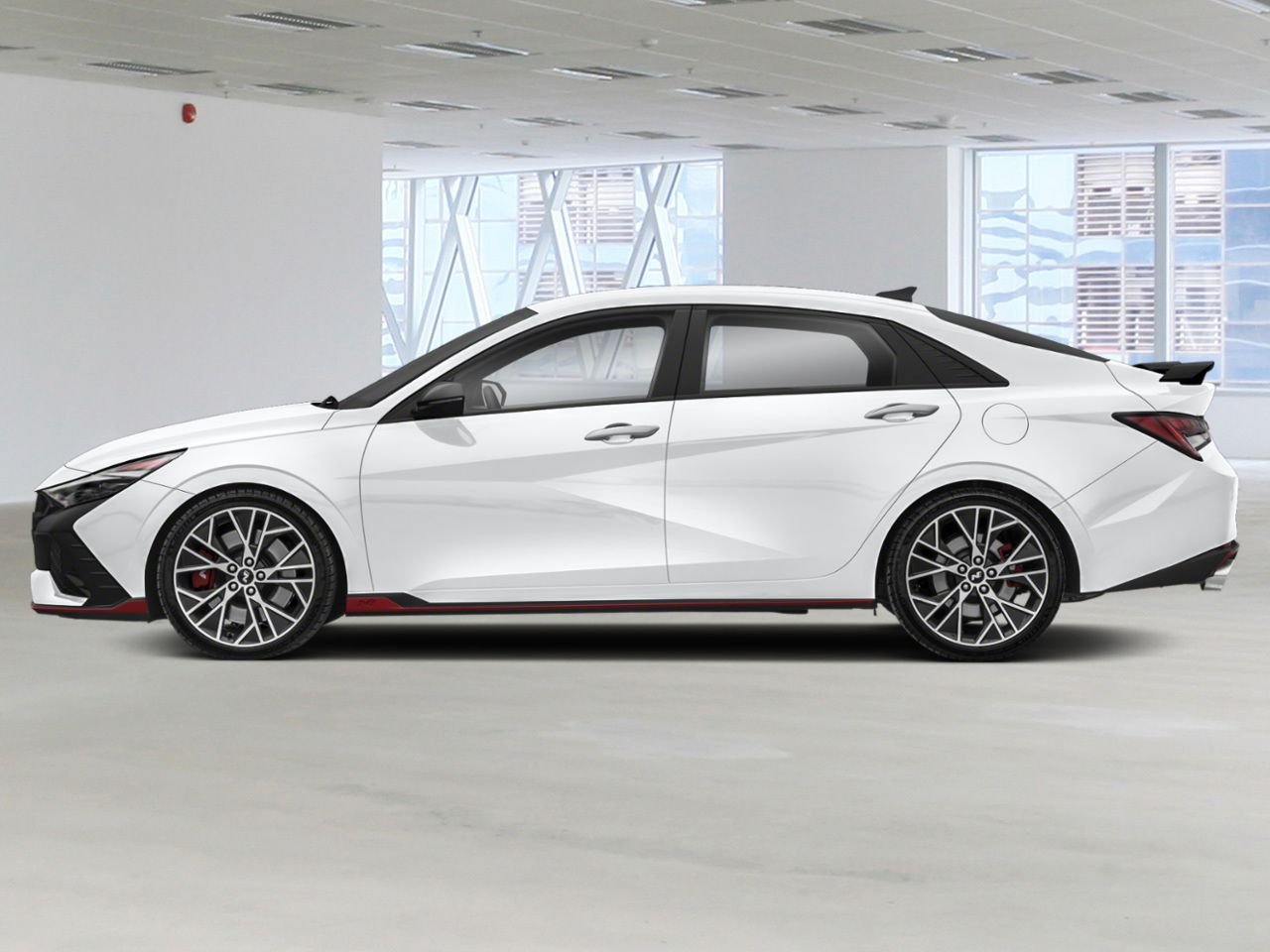 2023 Hyundai Elantra N White Gatineau - photo #2