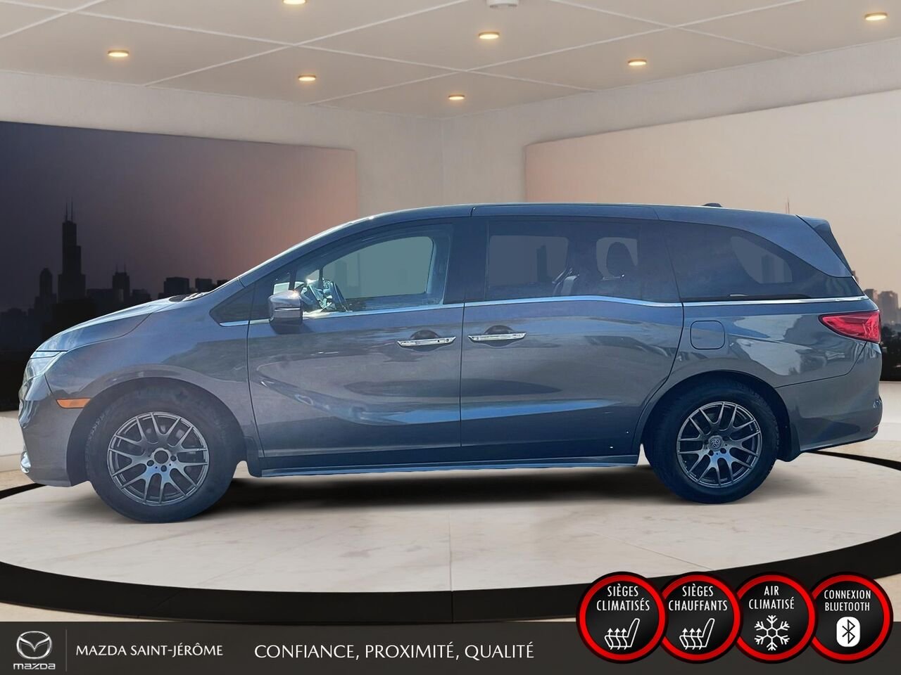 2018 Honda Odyssey Grey Saint-Jérôme - photo #10