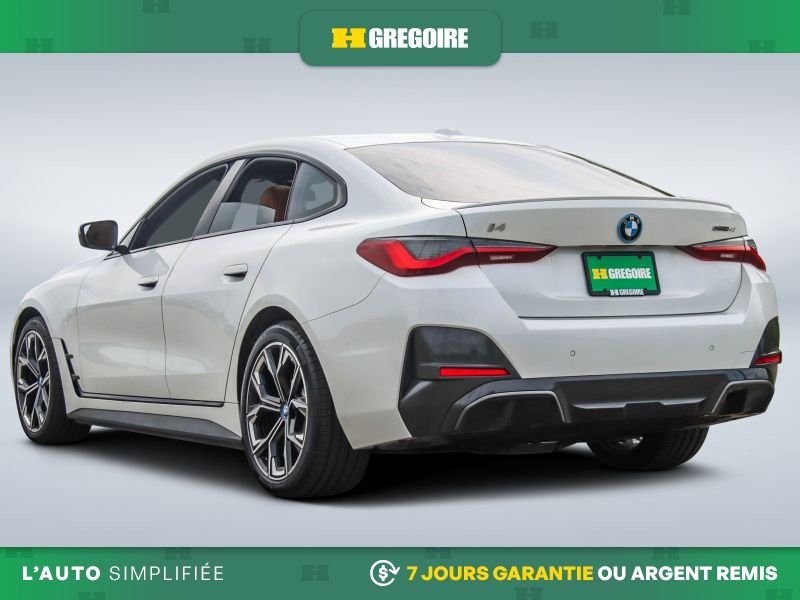 BMW i4 2022 Blanc Saint-Eustache - photo #5