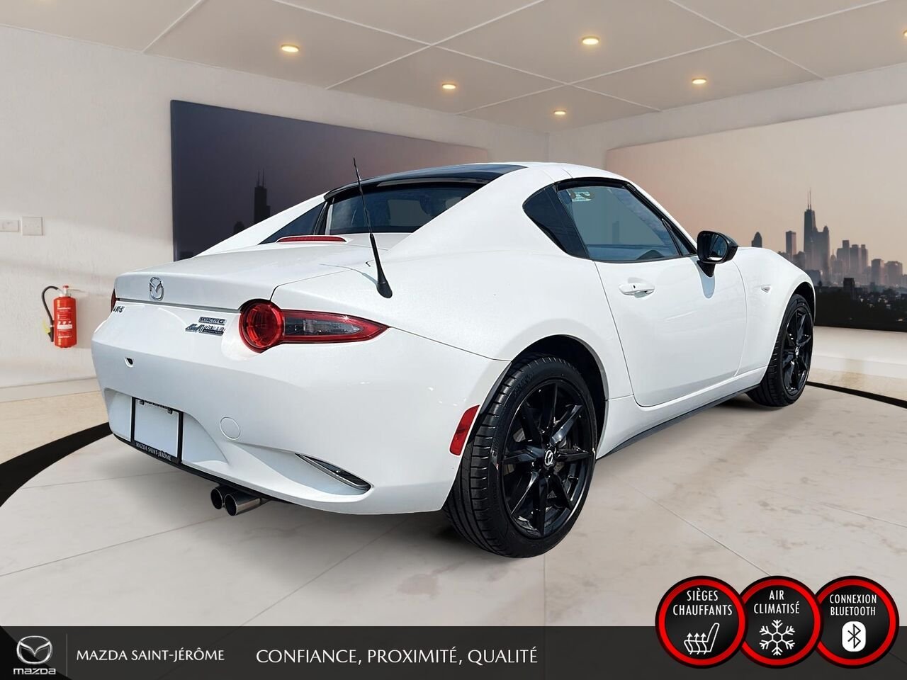 Mazda MX-5 RF 2023 Blanc Saint-Jérôme - photo #5