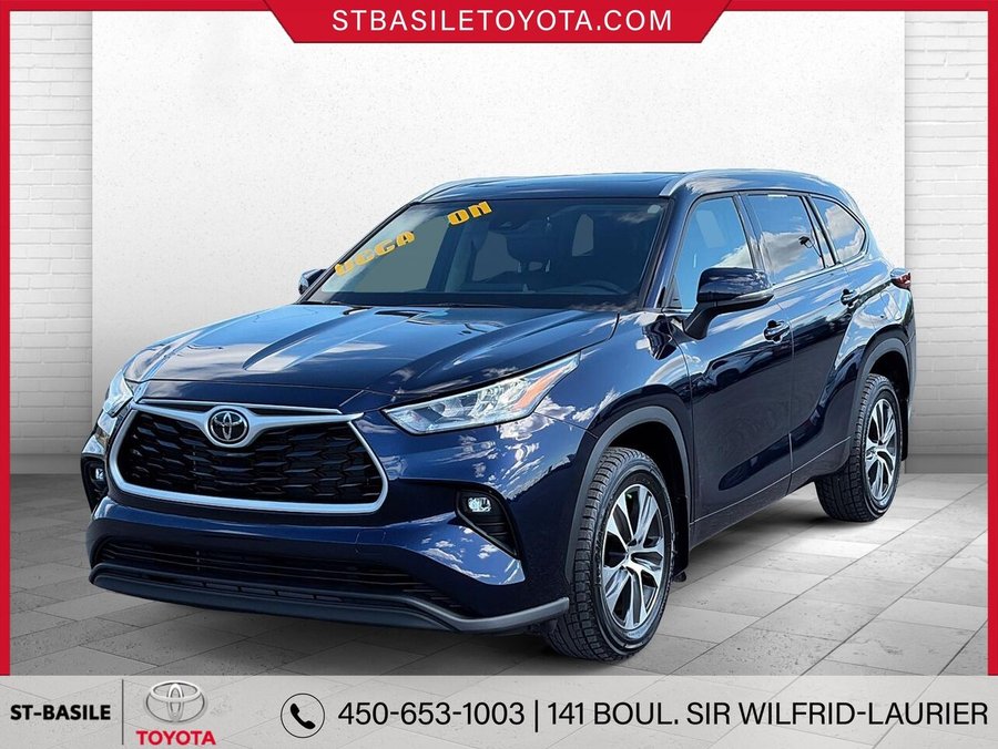 TOYOTA HIGHLANDER 2022 2022 Bleu heliographique