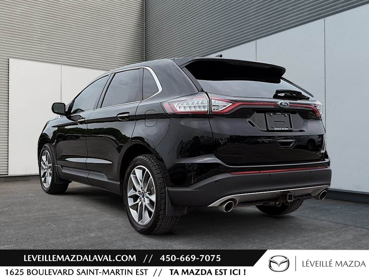 Ford Edge 4 portes Titanium, Traction intégrale 2017 Noir Laval - photo #6