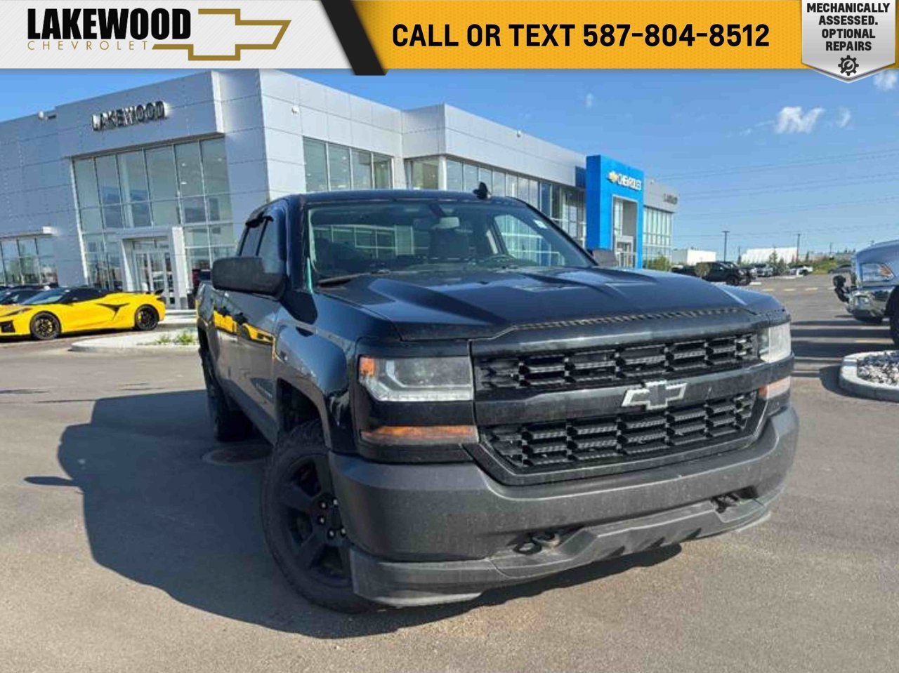 2016 Chevrolet Silverado 1500 4WD Double Cab 143.5 Work Truck Black Sherwood Park - photo #0