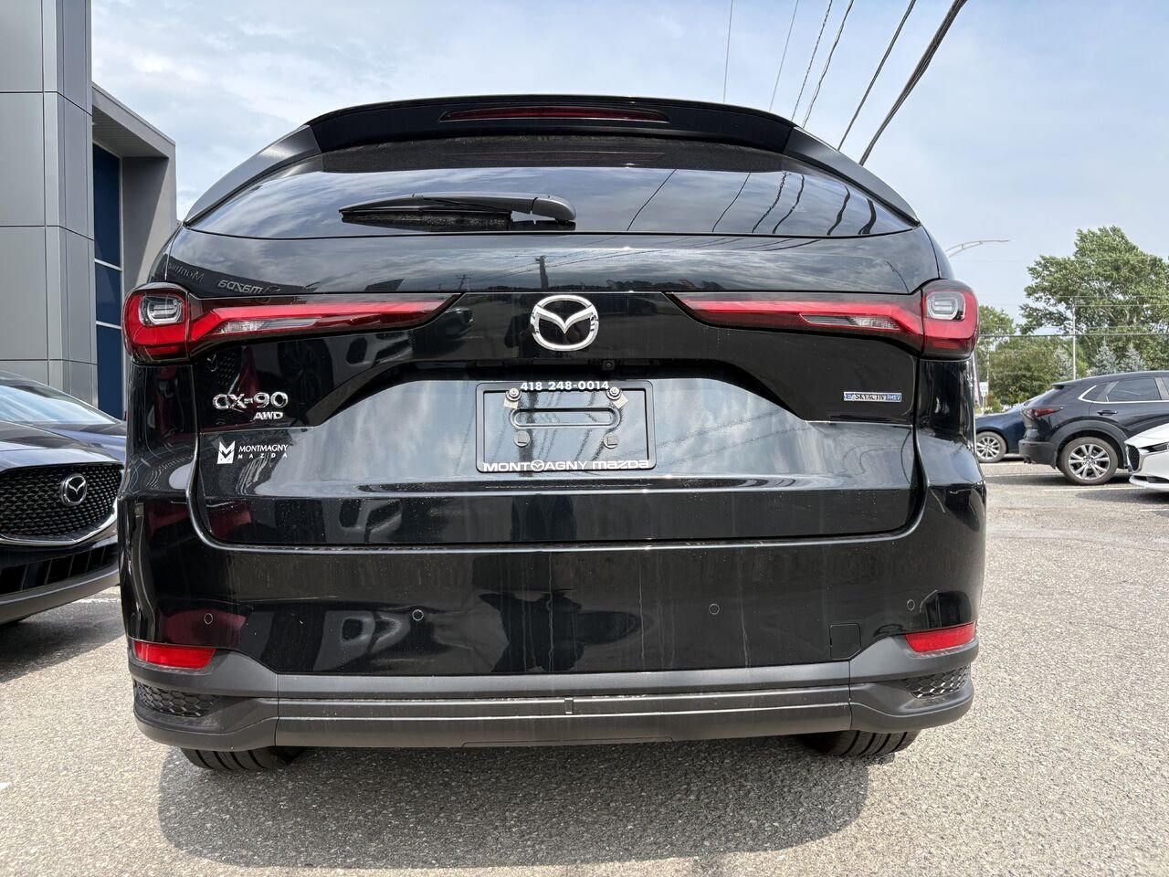MAZDA CX-90 hybride rechargeable GS-L TI 2026 Noir de jais mica Montmagny - photo #3