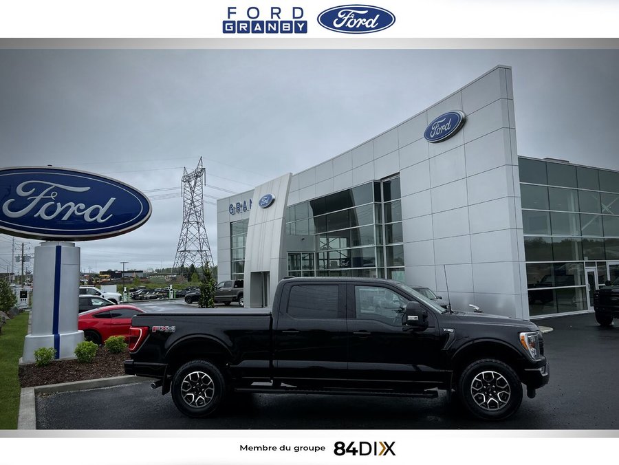 Ford F-150 XLT cabine SuperCrew 4RM caisse de 6,5 pi 2023 Noir