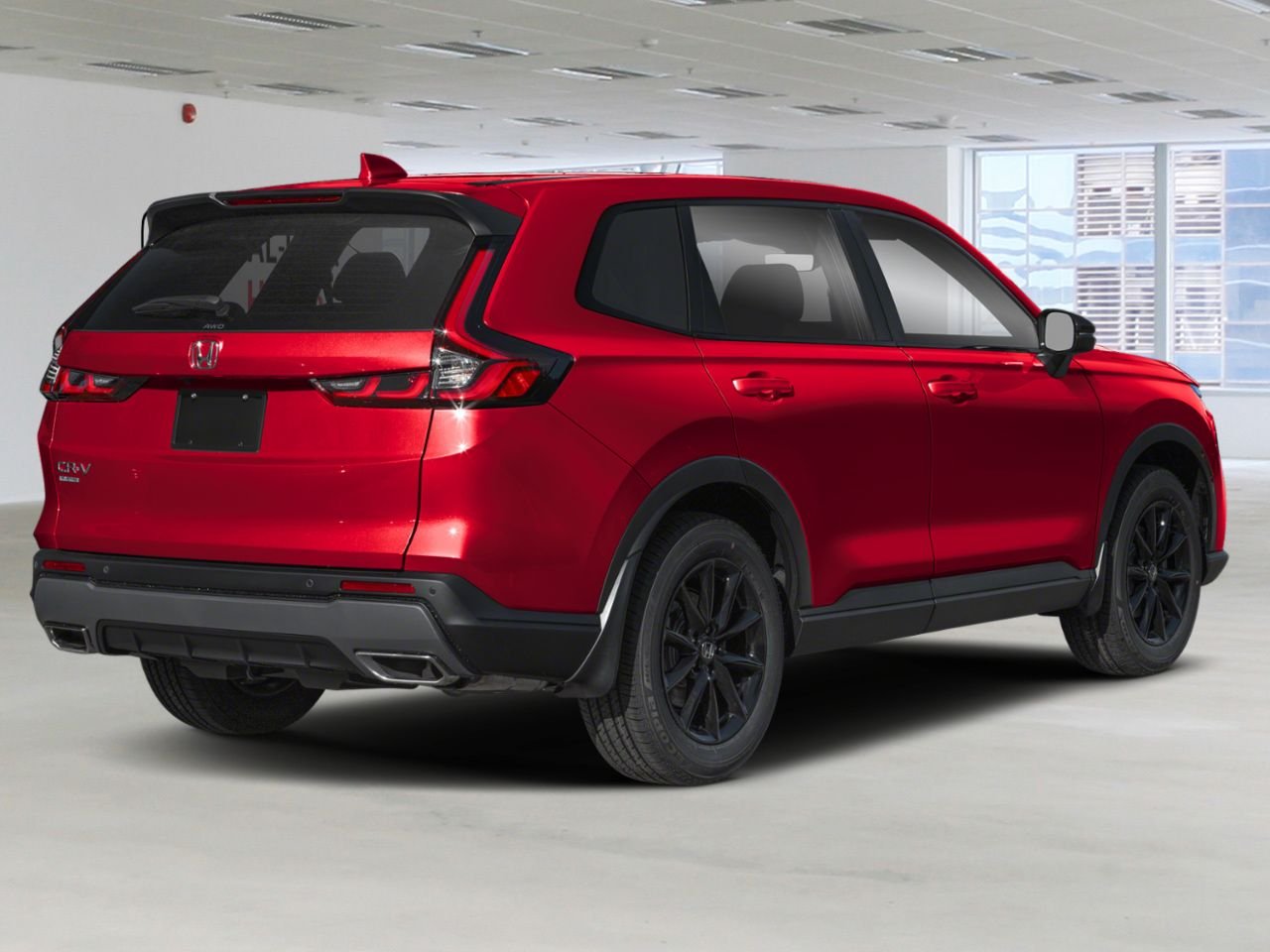 HONDA CR-V hybride EX-L Traction Intégrale 2026 Rubis rutilant métallisé Val-d'Or - photo #2