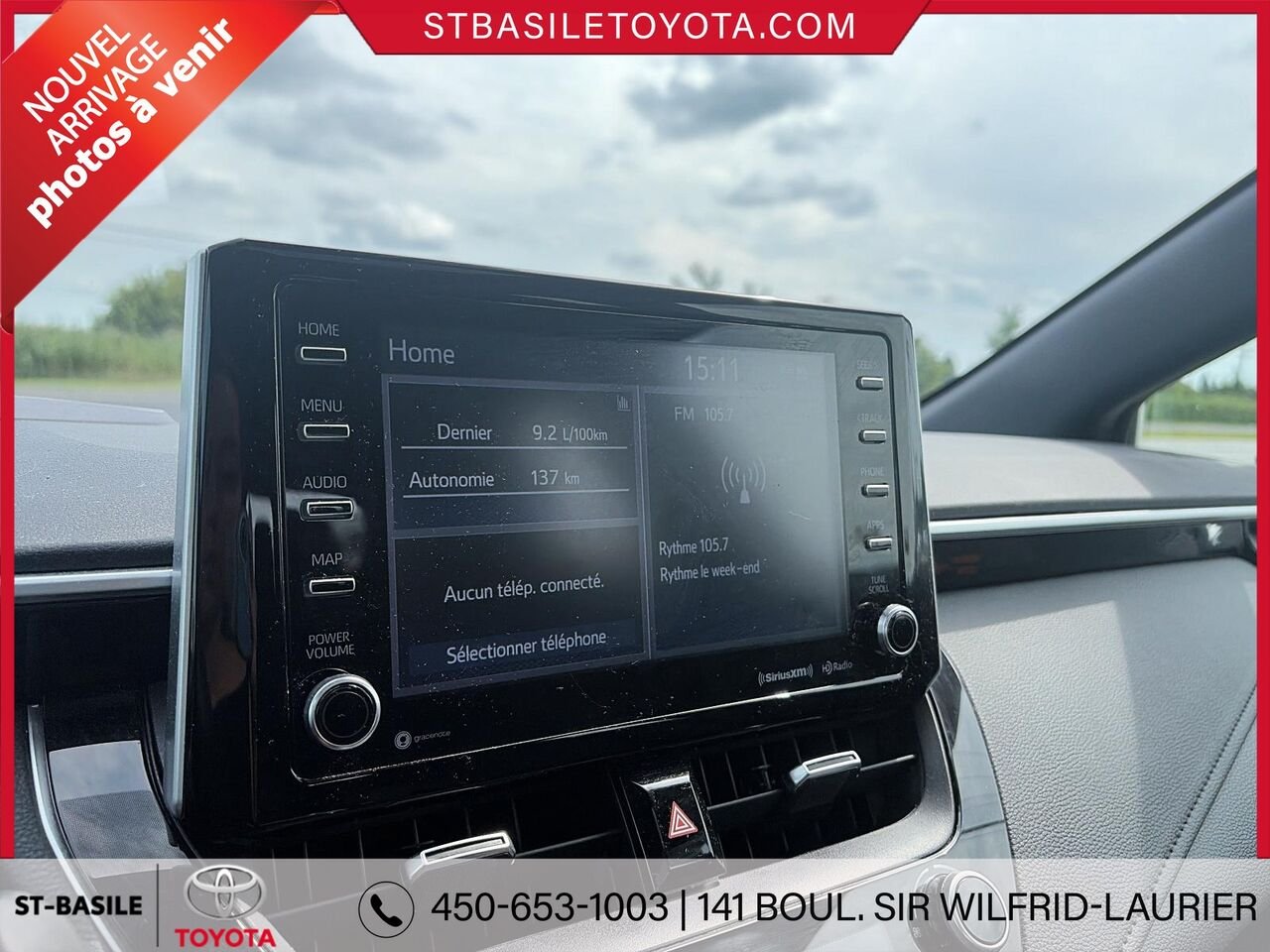 TOYOTA COROLLA 2021 Blanc Saint-Basile-le-Grand - photo #9