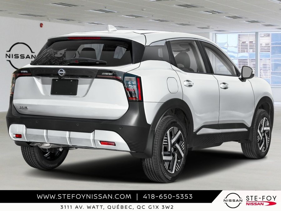 NISSAN Kicks K6360 2026 Blanc d'Aspen triple couche/Noir intense