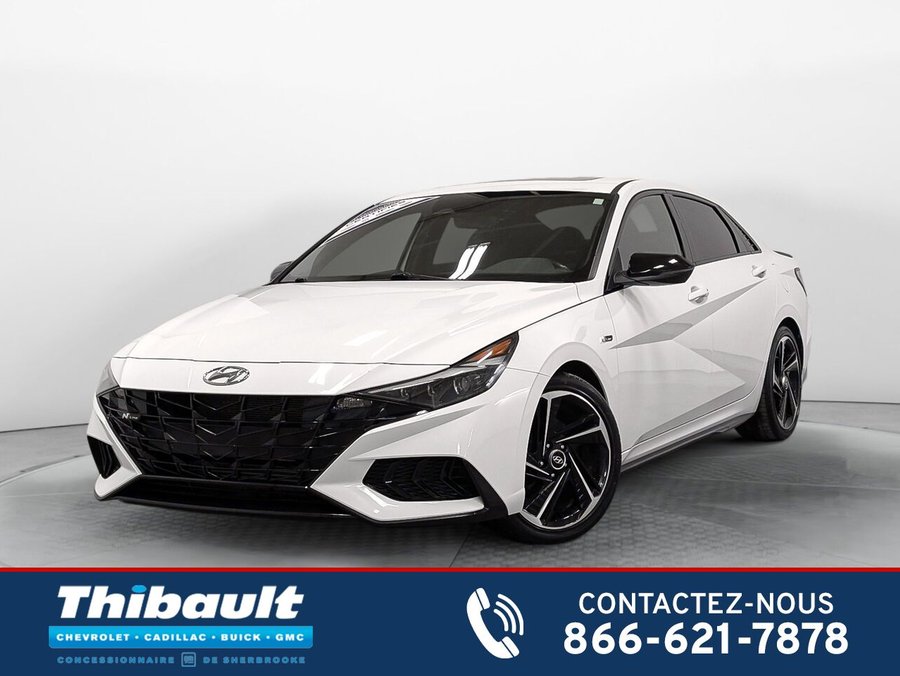 Hyundai ELANTRA Sedan N Line 1.6L Turbo Système de Son Bose 2021 Blanc