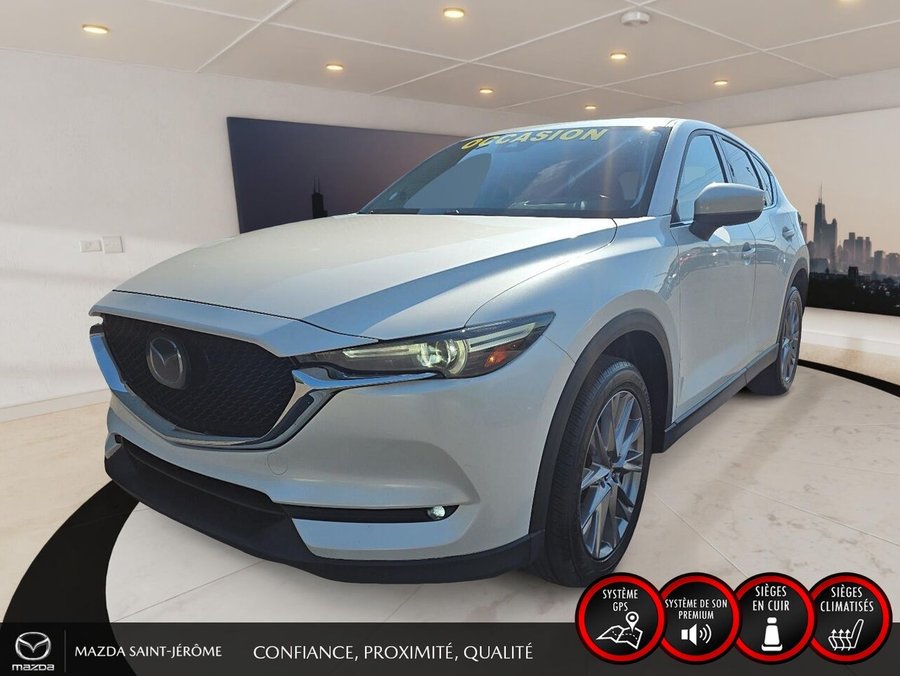 Mazda CX-5 GT | TOIT OUVRANT | CUIR | AWD | 2019 Blanc