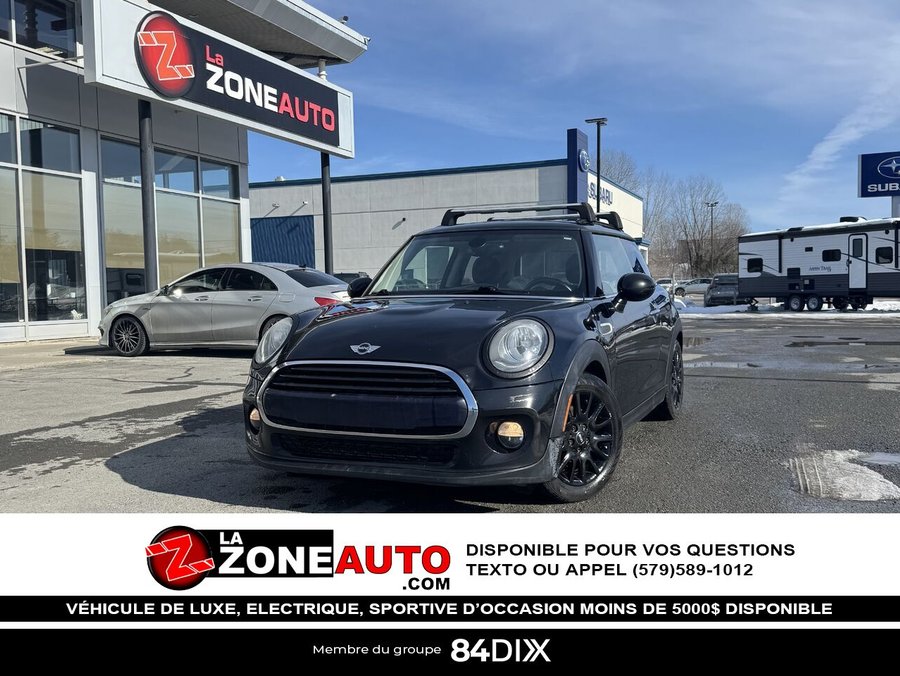MINI Cooper Manuelle 2017 2017 Noir