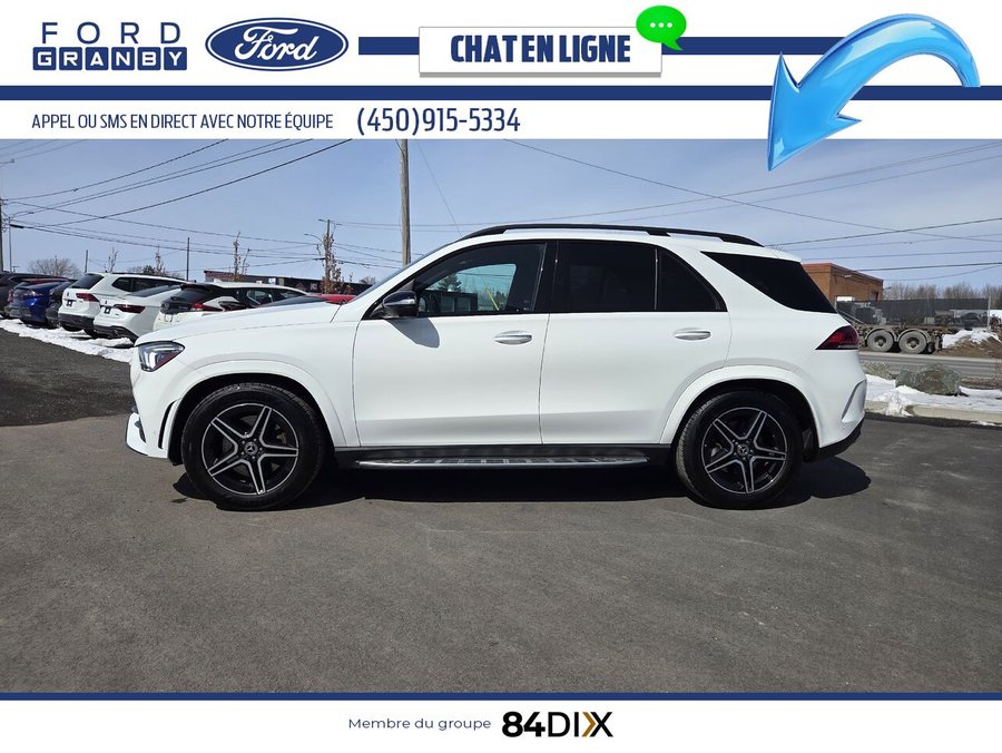 Mercedes-Benz GLE 450 4MATIC, CUIR, TOIT GLE 450 4MATIC, CUIR, TOIT 2022 Blanc