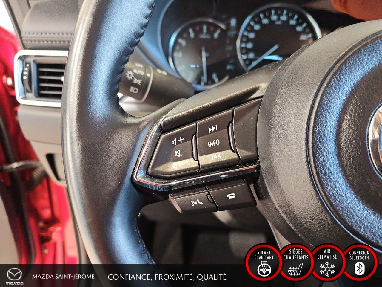 2024 Mazda CX-5 GS TI sans désactivation de cylindres Red Saint-Jérôme - photo #14