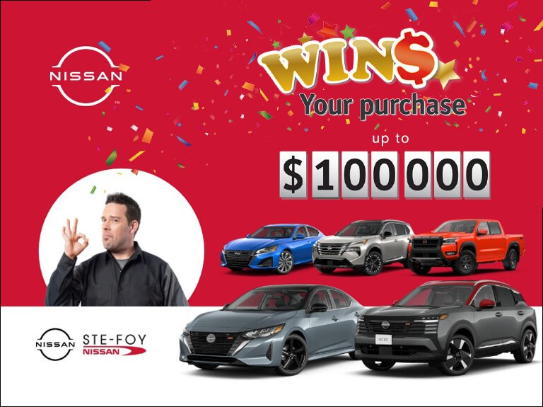 Ste foy nissan header juillet GAGNEZ VOTRE ACHAT