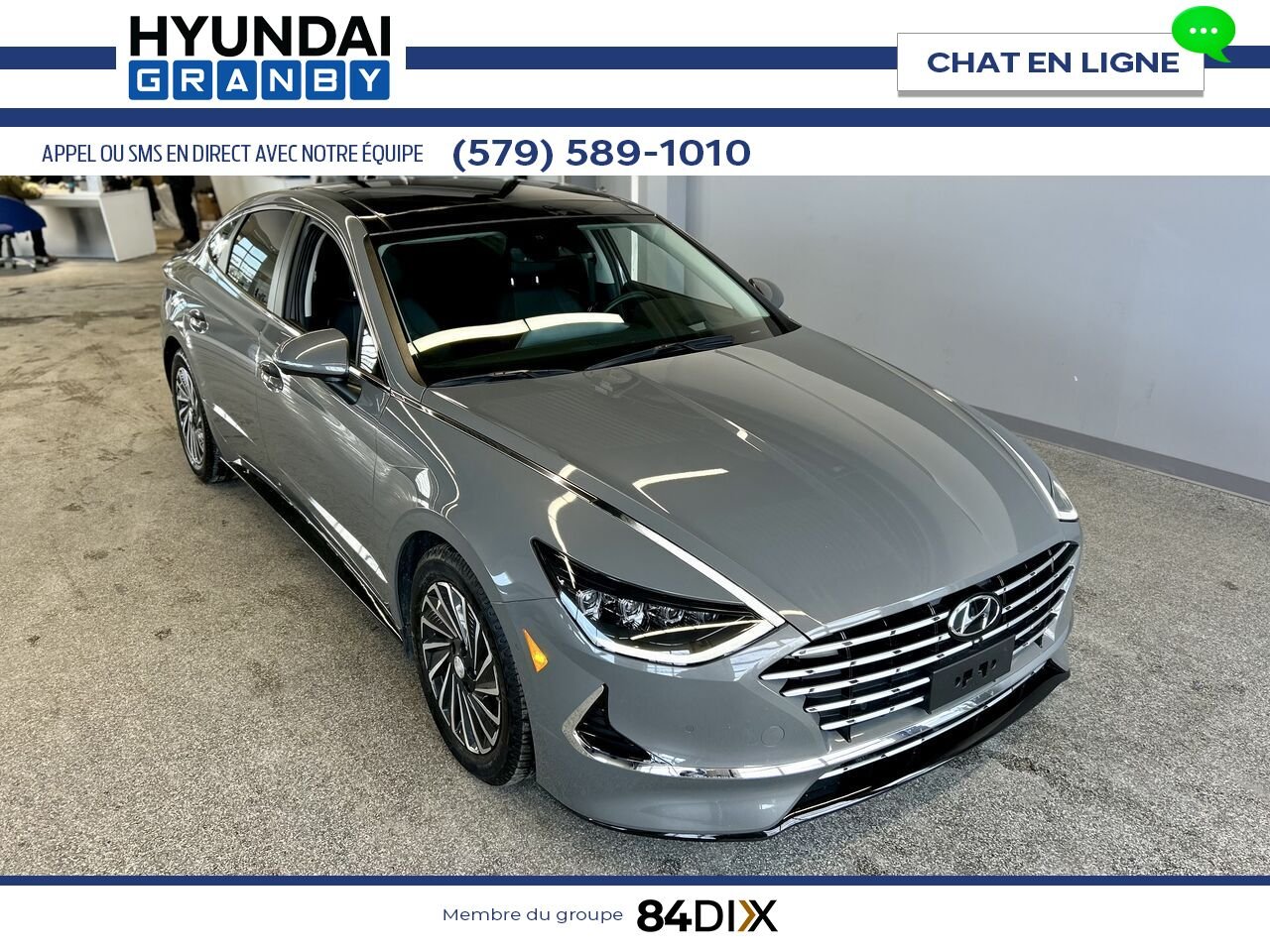 Hyundai Sonata Hybride 2023 Gris Granby - photo #1