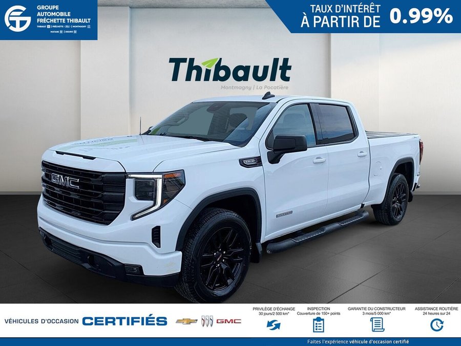 GMC SIERRA Elevation cabine multiplace 4RM 157 po 2024 Blanc