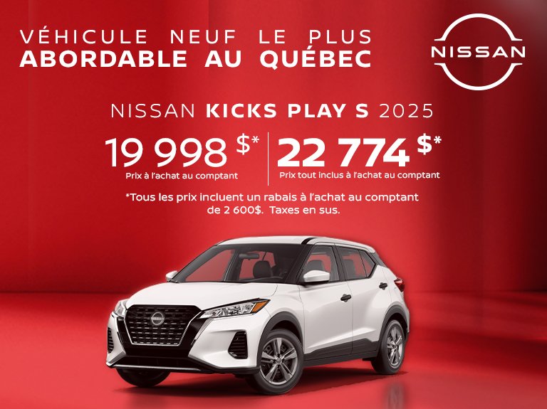 St bruno nissan accueil fevrier KICKS PLAY 2025