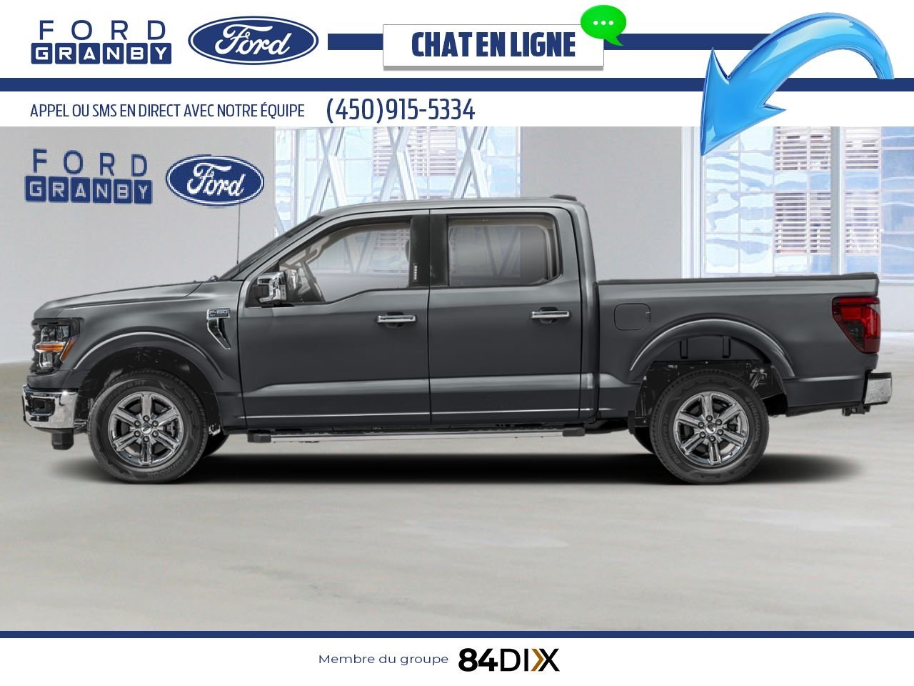Ford F-150 2025 Gris carbonisé métallisé Granby - photo #1